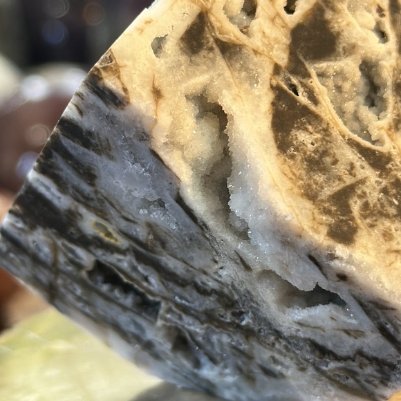 🎄SALE🎄Sphalerite Crystal Cube With Druzy! - Picture 7 of 11